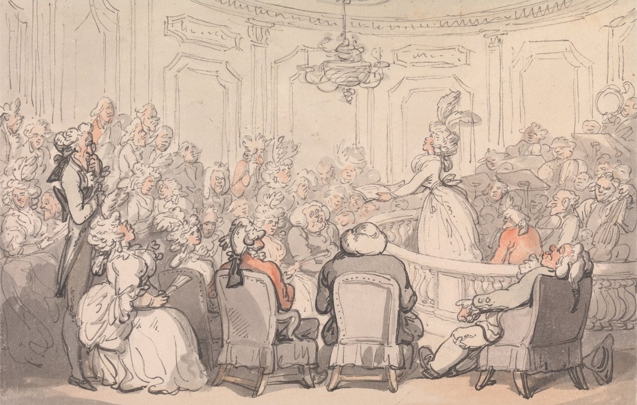 « Comforts of Bath » : le concert - Thomas Rowlandson