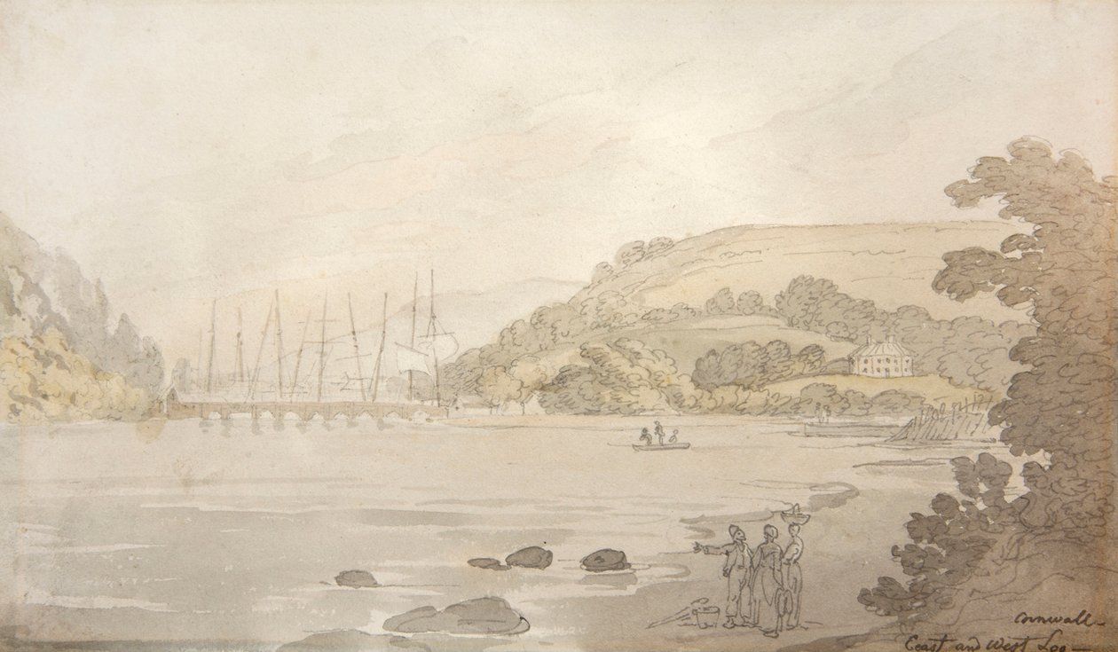 Cornouailles, East et West Looe - Thomas Rowlandson