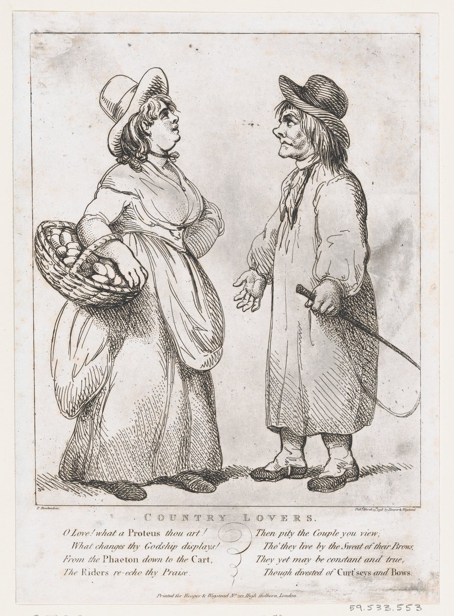 Amoureux de la campagne, 15 mars 1798 - Thomas Rowlandson