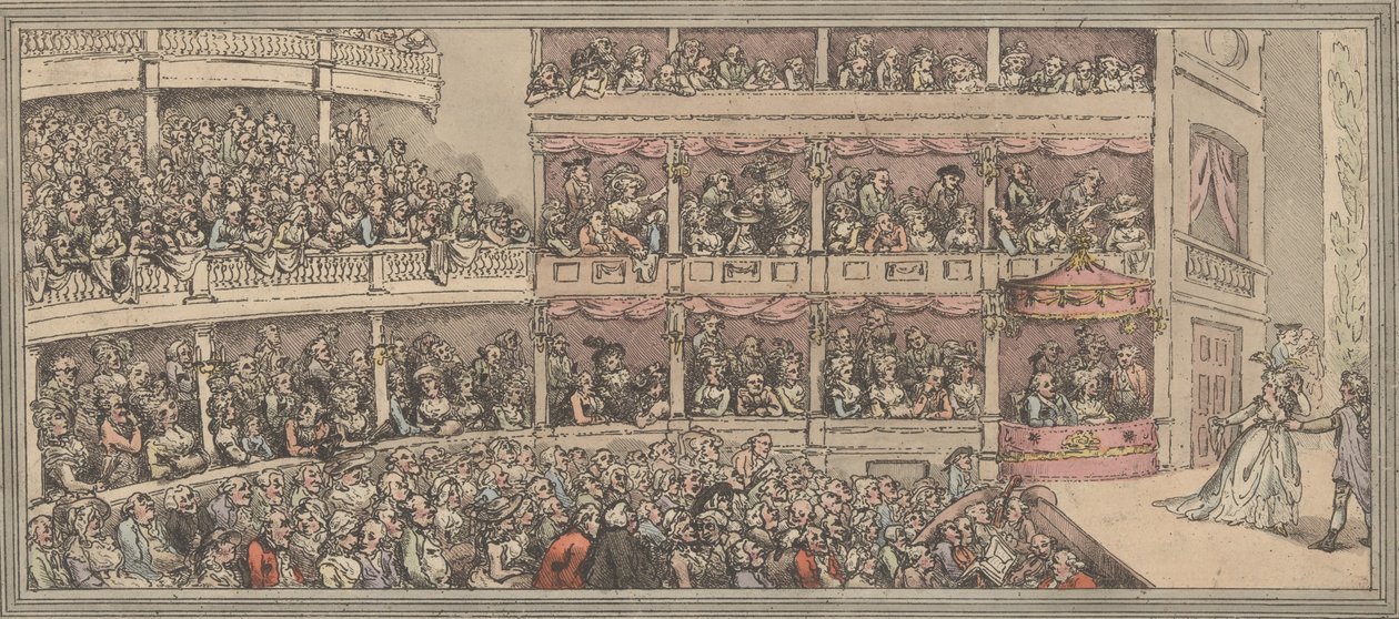 Théâtre de Covent Garden, 1792 - Thomas Rowlandson