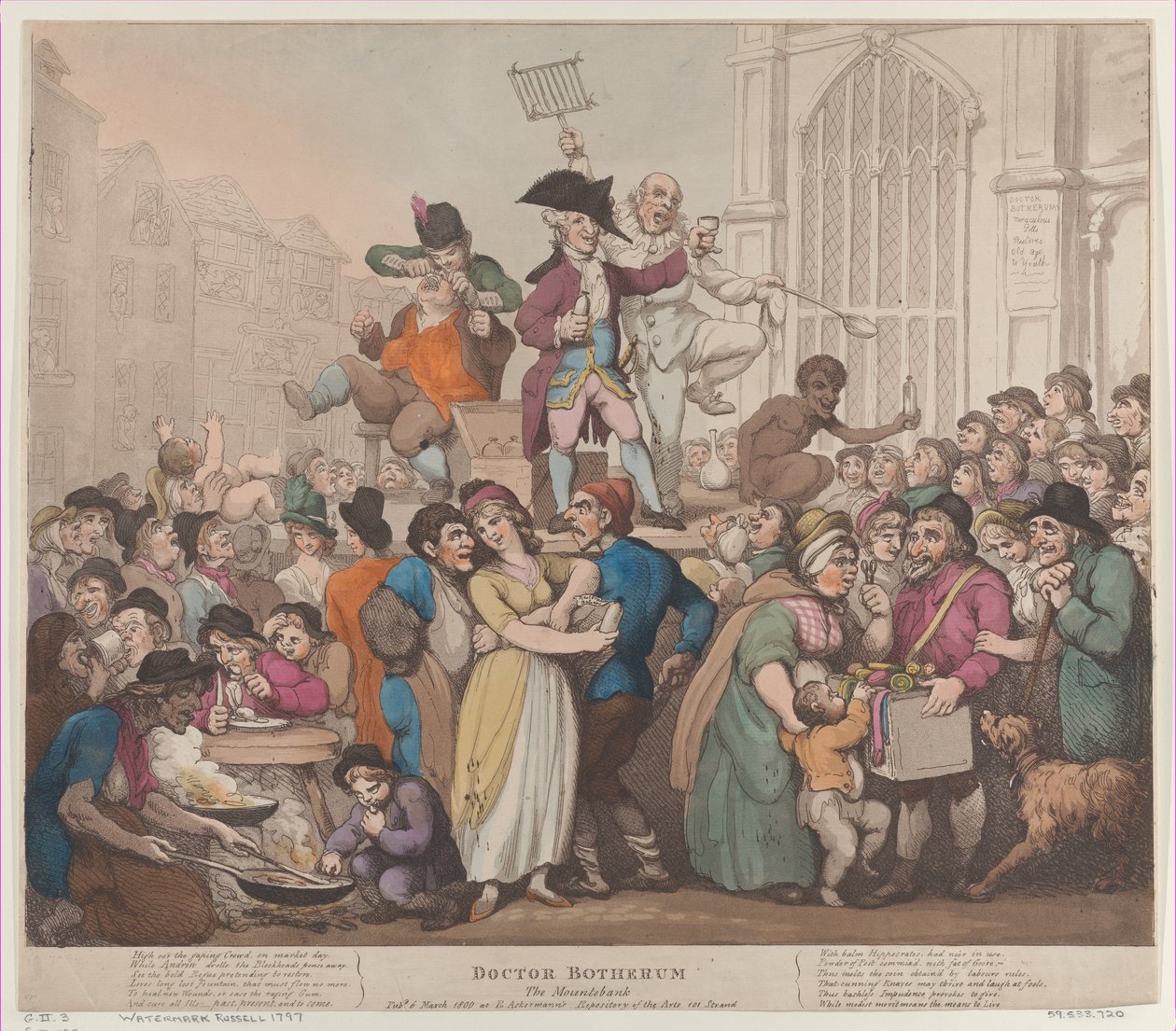 Docteur Botherum, le charlatan - Thomas Rowlandson