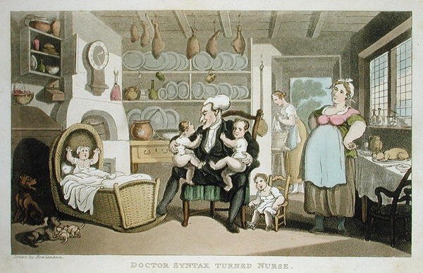 Le docteur Syntax devenu infirmière, de 