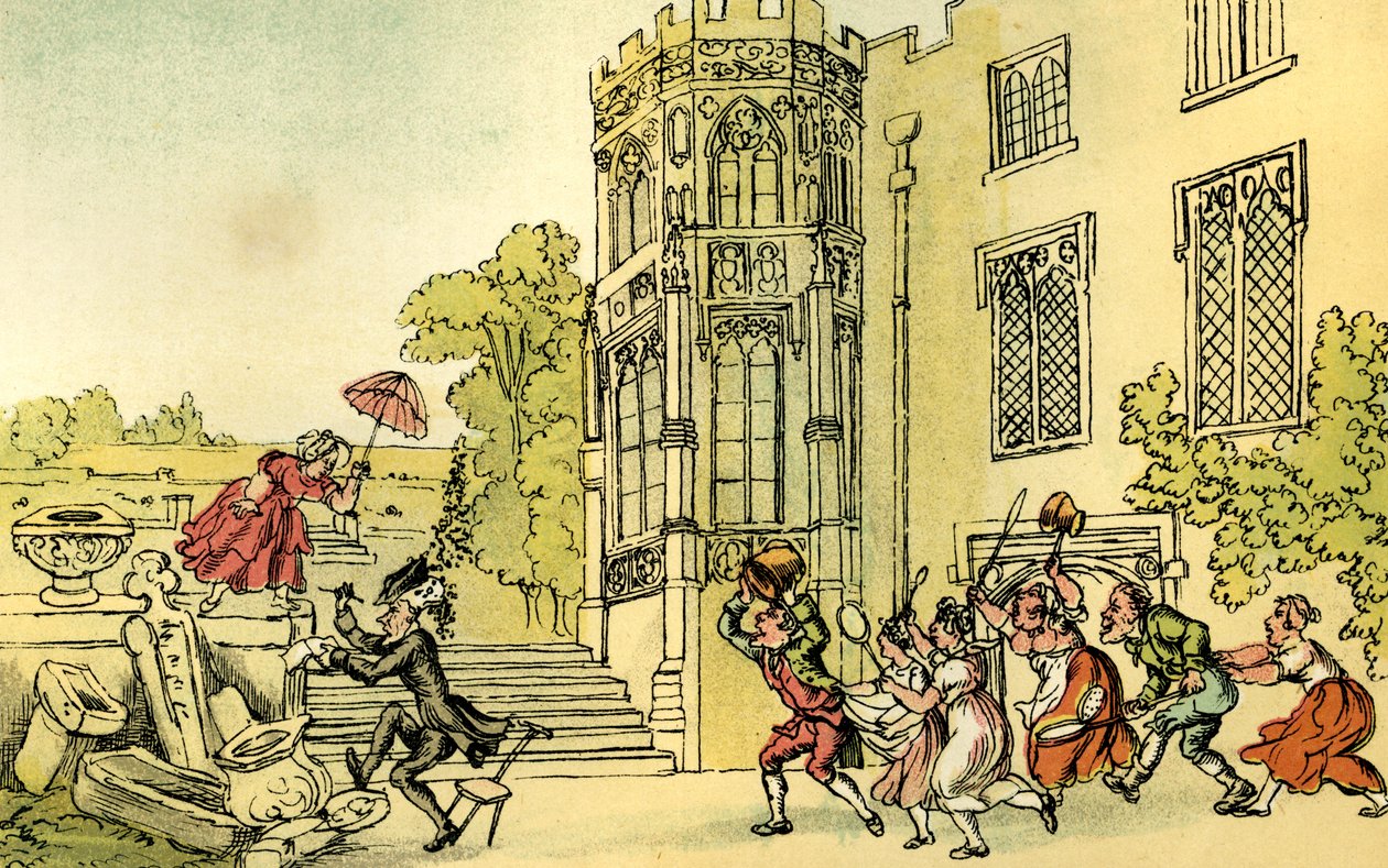 Dr Syntax et les abeilles - Thomas Rowlandson