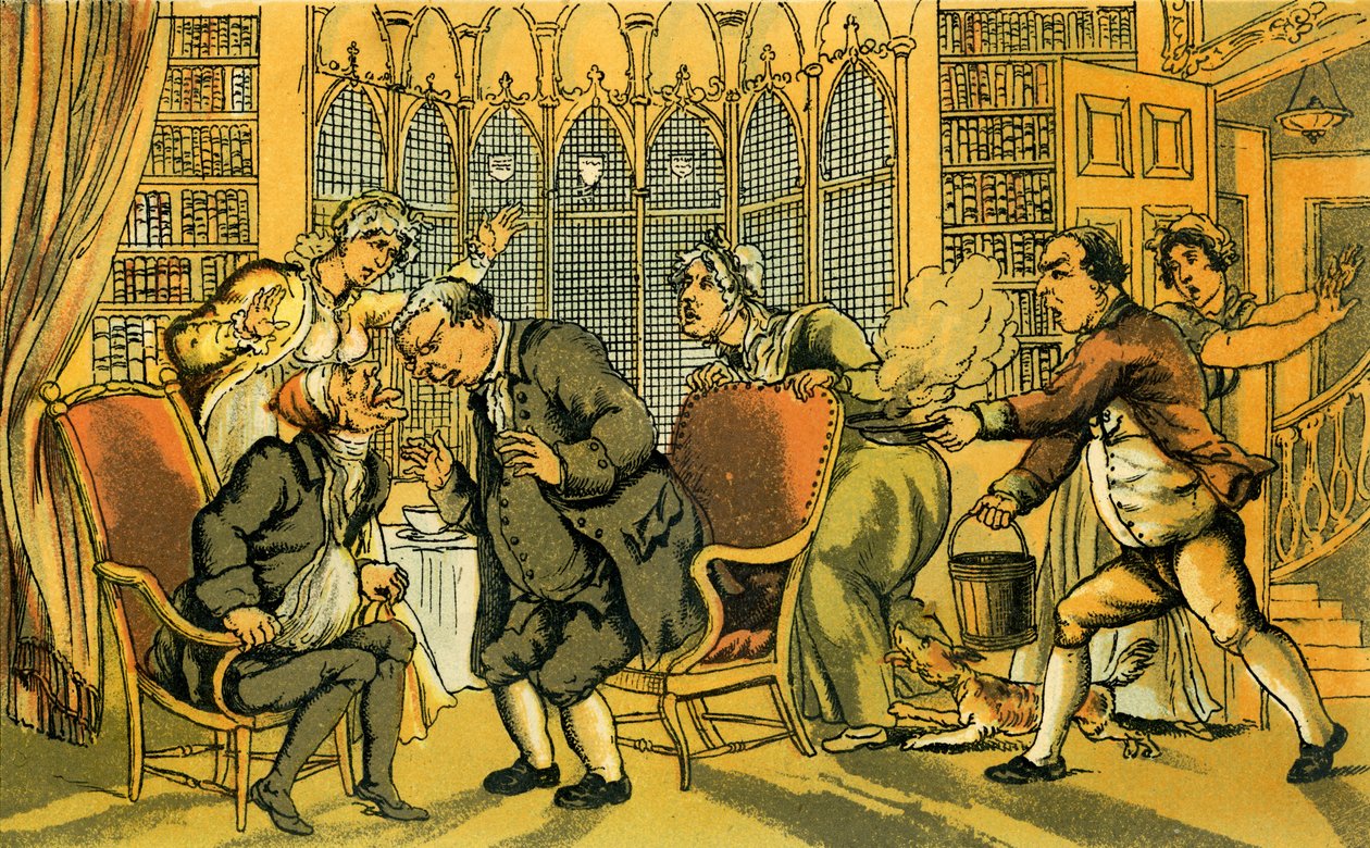 Le Dr Syntax en danger - Thomas Rowlandson