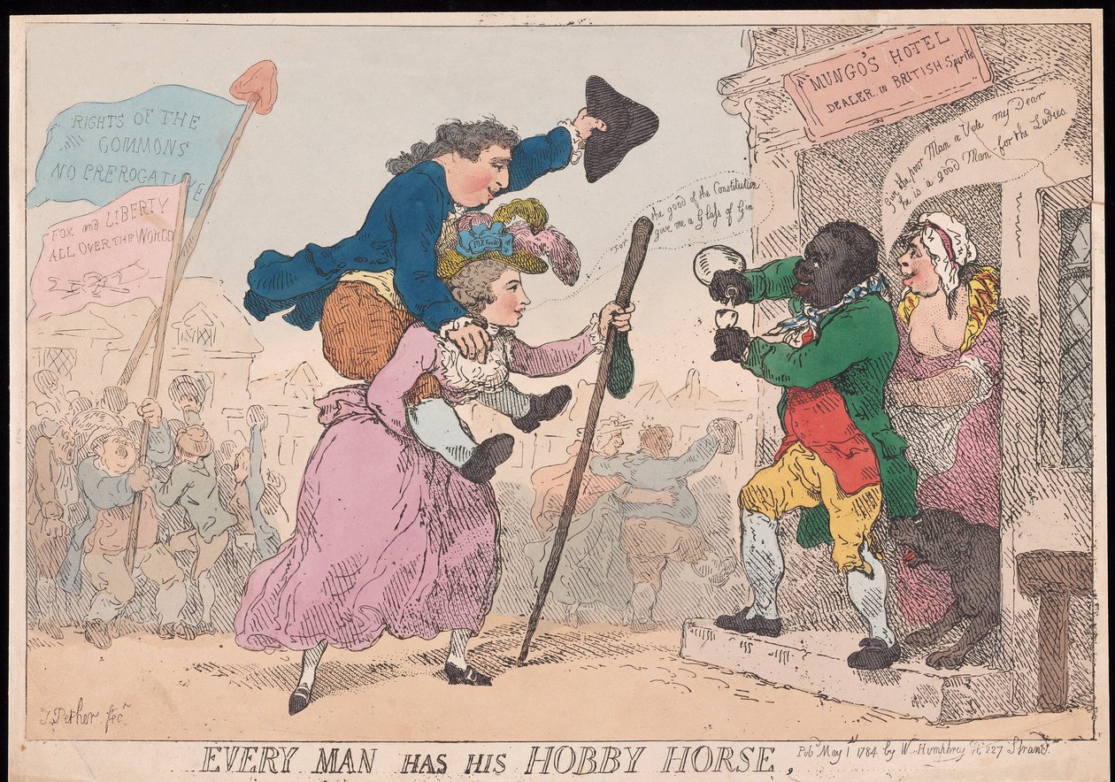 Chacun a son dada, pub. 1784 - Thomas Rowlandson