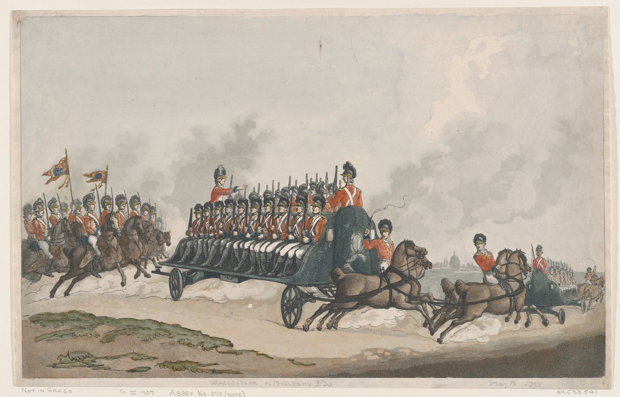 Expédition, ou vol militaire - Thomas Rowlandson