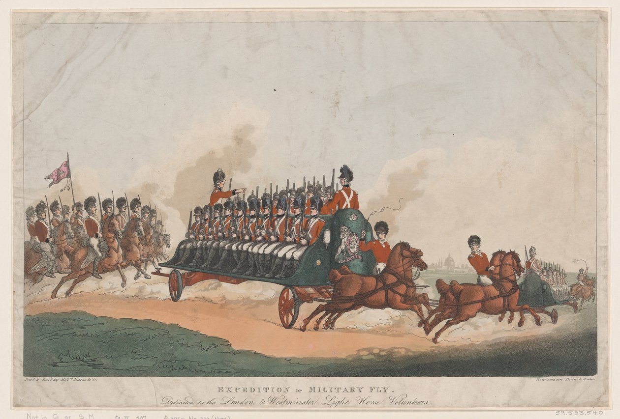 Expédition, ou Mouche militaire, 16 mai 1798 - Thomas Rowlandson