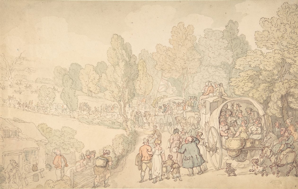 Foire de Fairlop, Essex, vers 1816 - Thomas Rowlandson