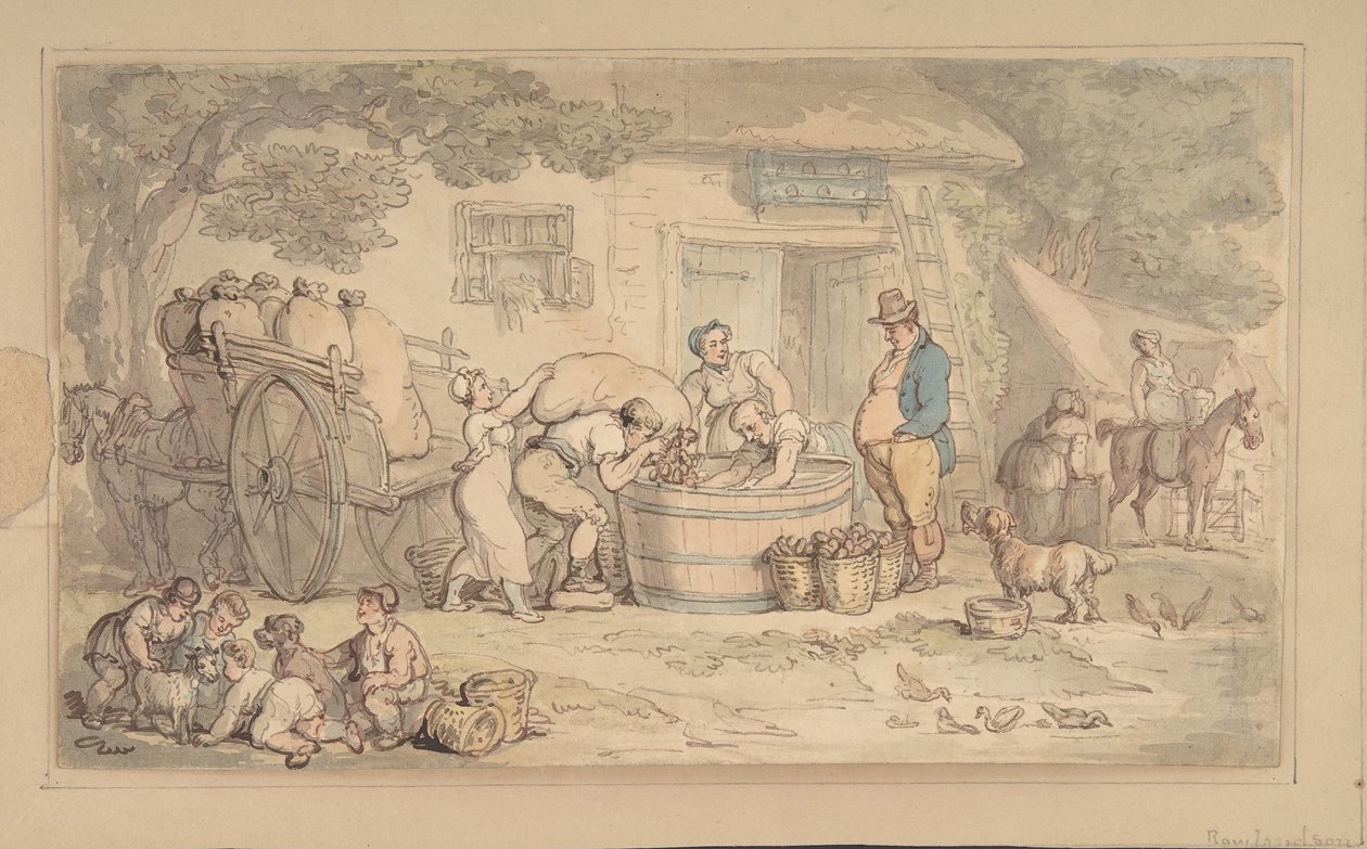 Scène agricole - Thomas Rowlandson