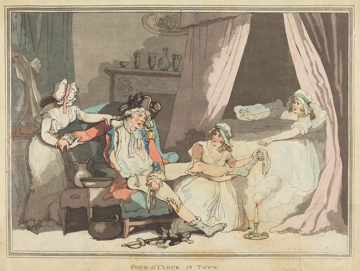 Quatre heures en ville - Thomas Rowlandson