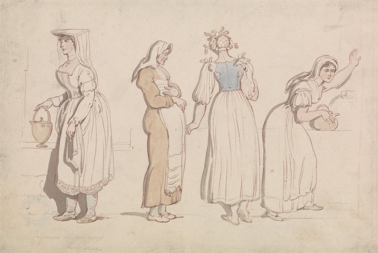 Quatre femmes près d