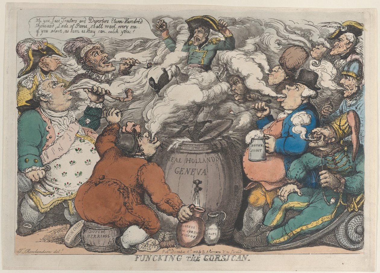 Funcking le Corse - Thomas Rowlandson