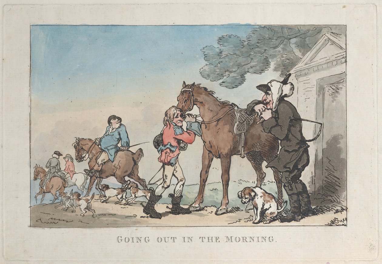 Sortir le Matin - Thomas Rowlandson