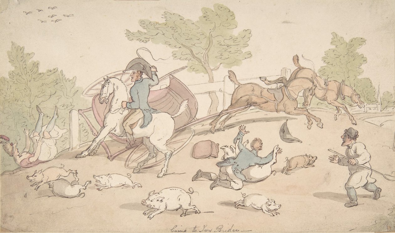 En route vers Ivy Bridge, 1780-1827 - Thomas Rowlandson