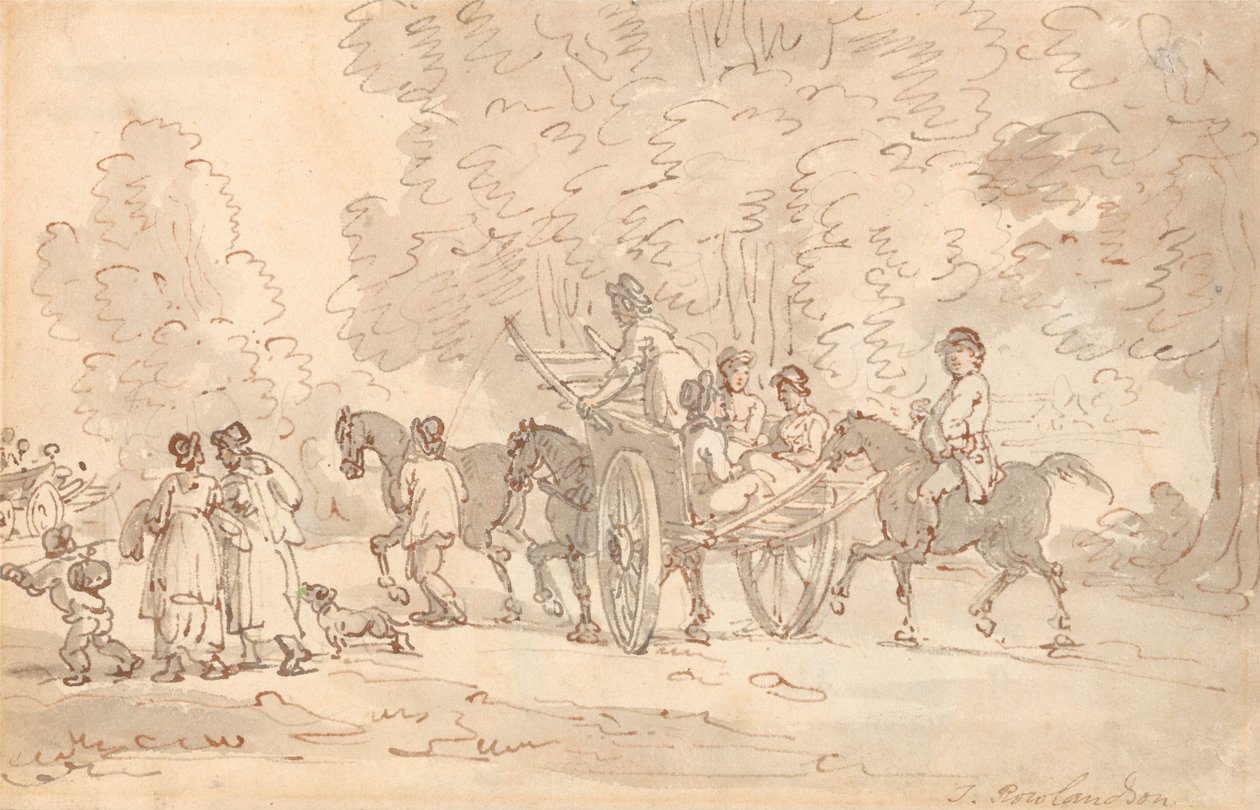 Aller au marché - Thomas Rowlandson
