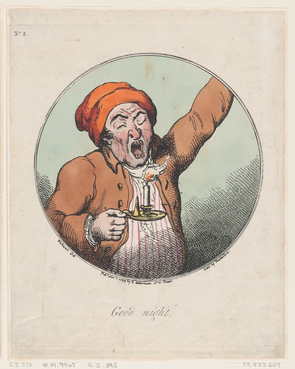 Bonne nuit - Thomas Rowlandson