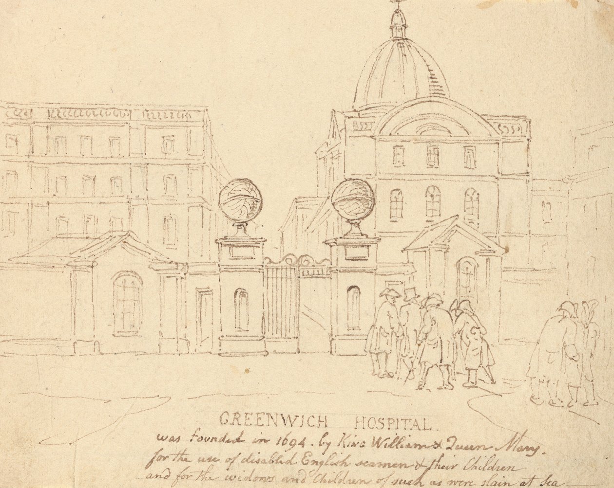 Hôpital de Greenwich - Thomas Rowlandson