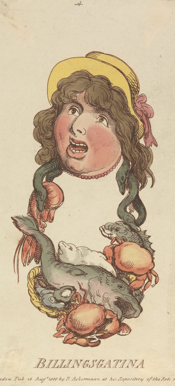 Têtes : Billingsgatina - Thomas Rowlandson