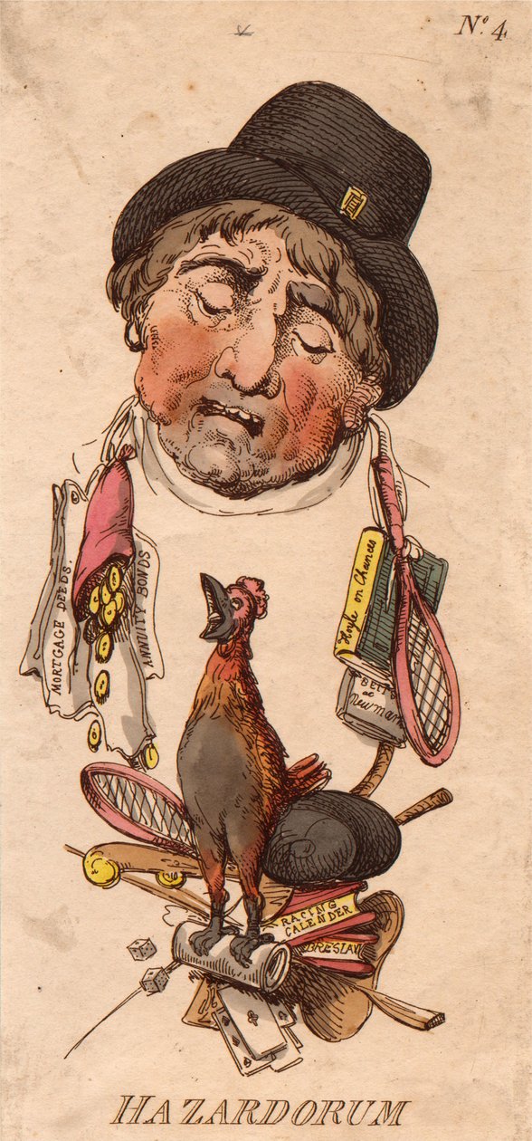 Titres : Hazardorum - Thomas Rowlandson