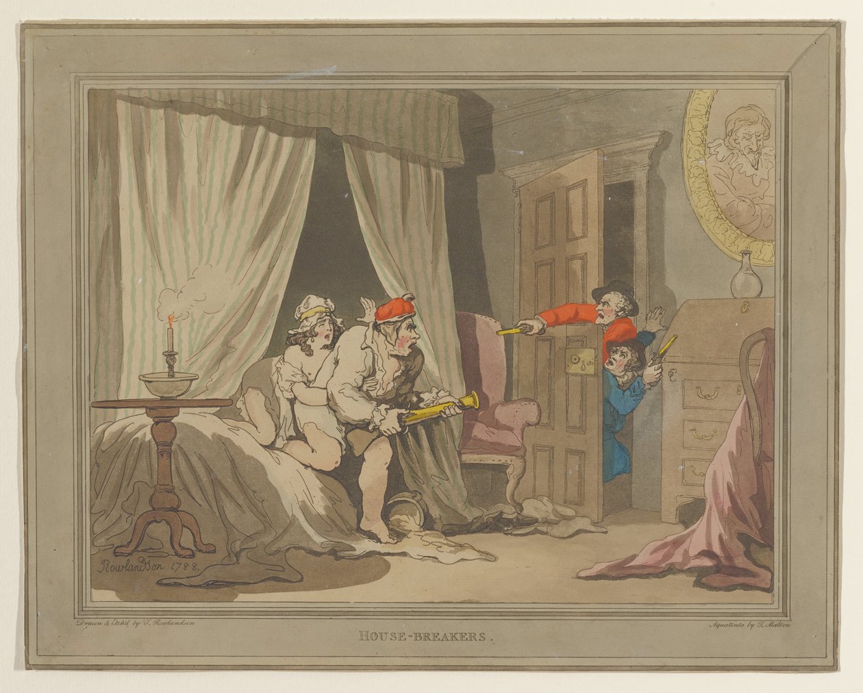 Les cambrioleurs - Thomas Rowlandson