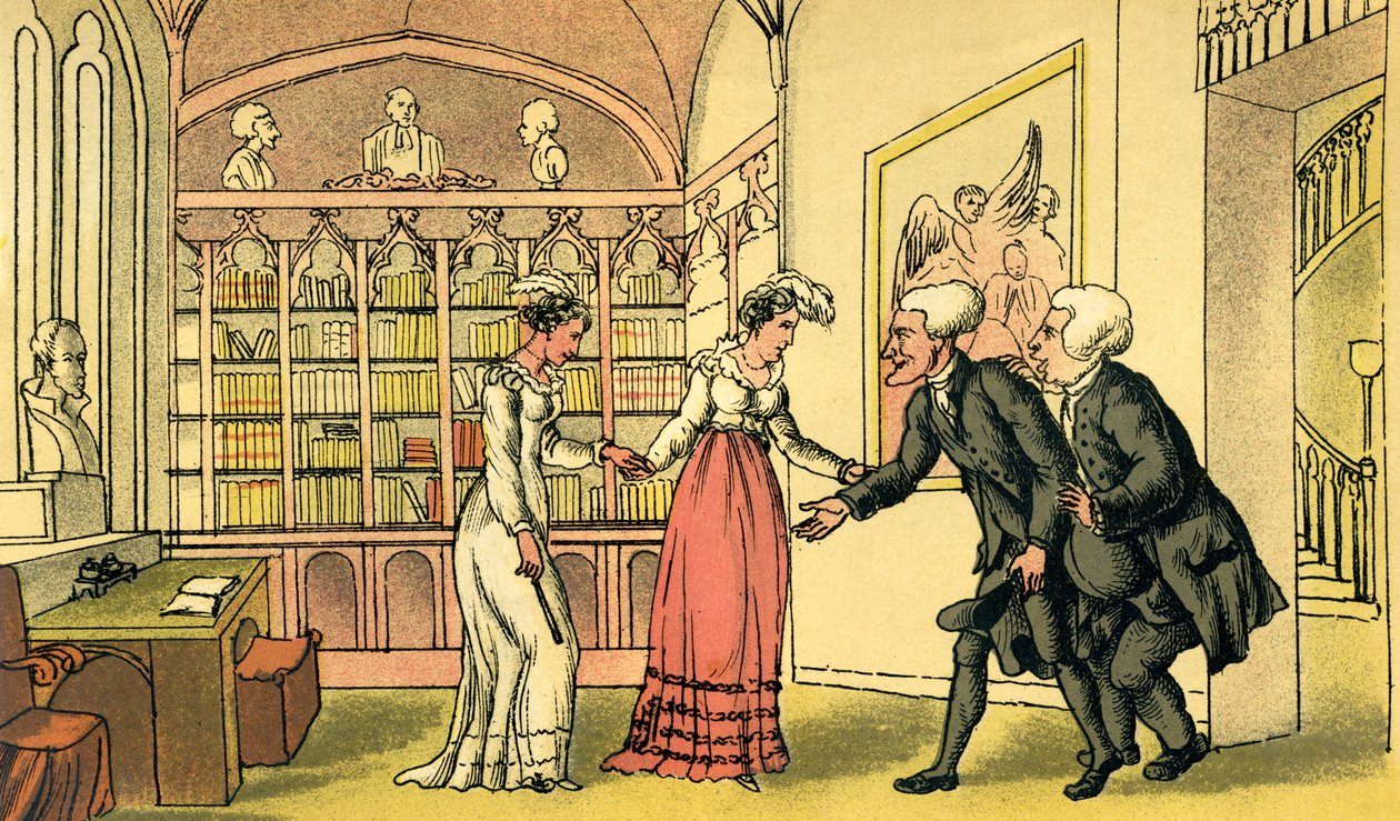 Introduction à la cour - Thomas Rowlandson