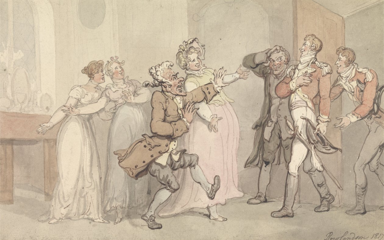 Jalousie, rage, déception… - Thomas Rowlandson
