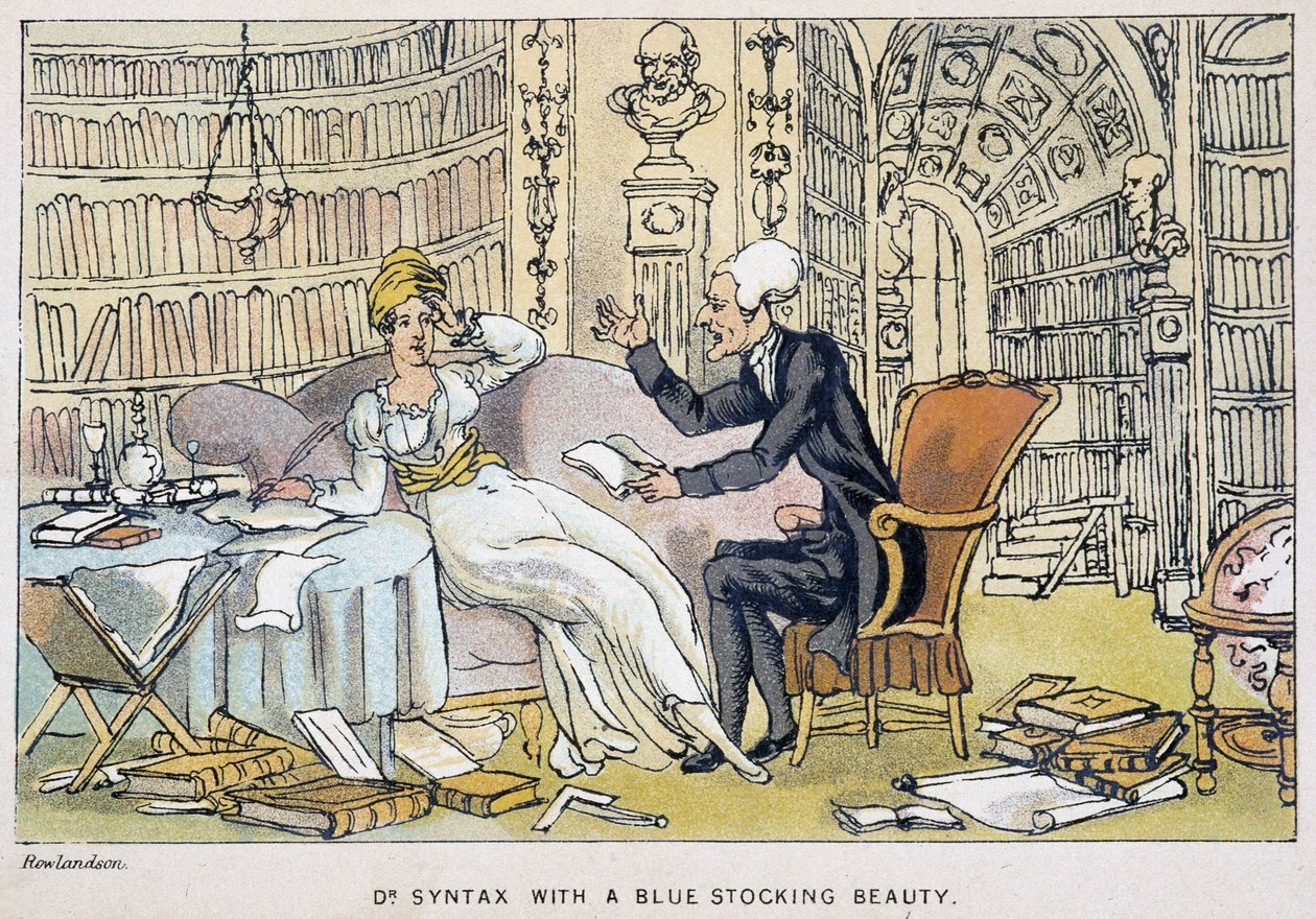 Le docteur et une intellectuelle - Thomas Rowlandson