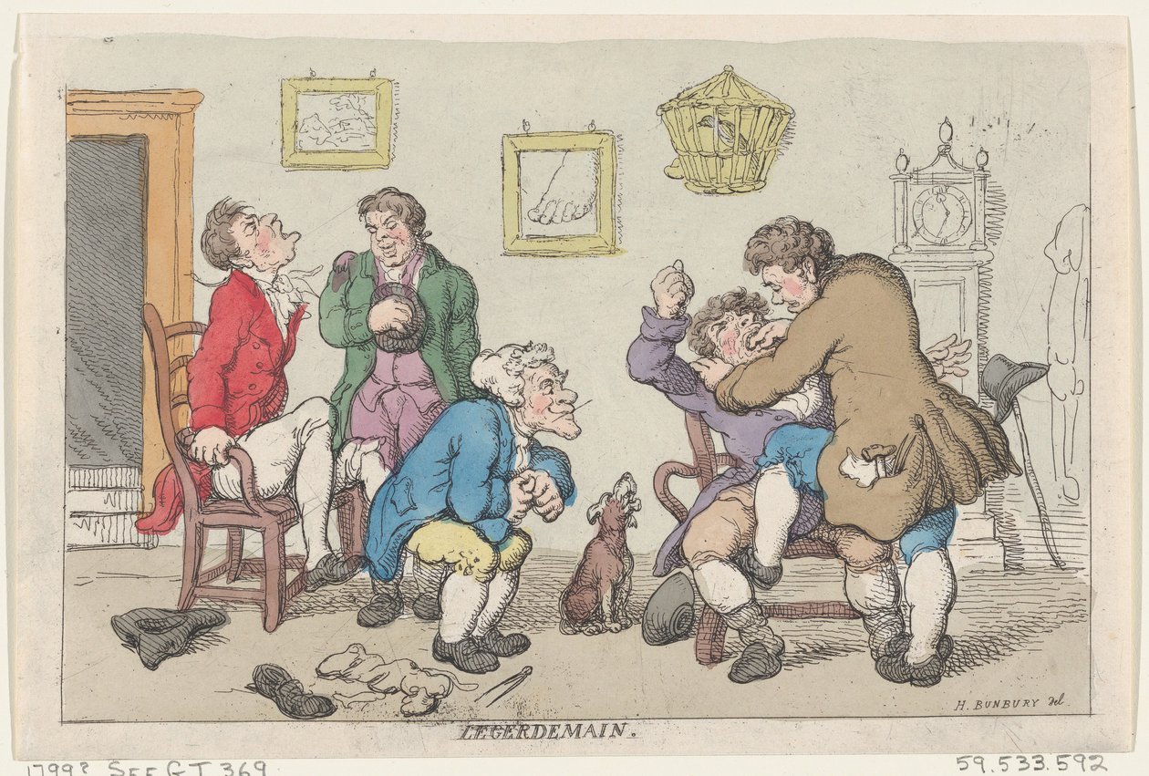 Prestidigitation, 1799 - Thomas Rowlandson