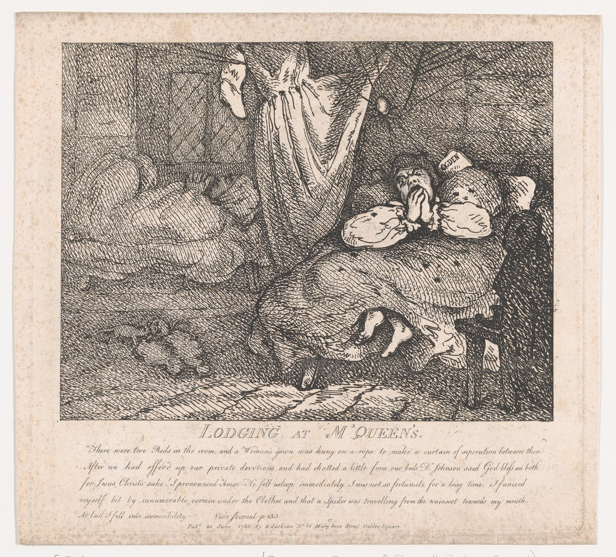 Hébergement aux Beautés pittoresques de Boswell de M