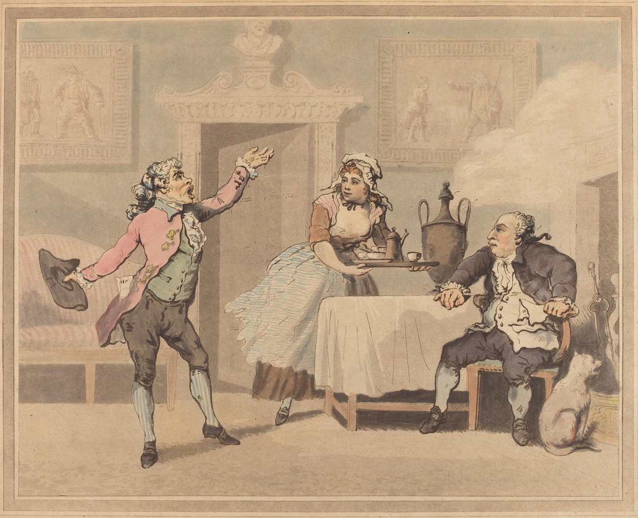 Manager et Spouter - Thomas Rowlandson
