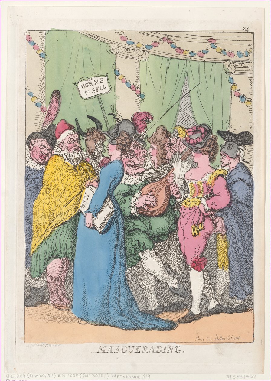 Mascarade - Thomas Rowlandson