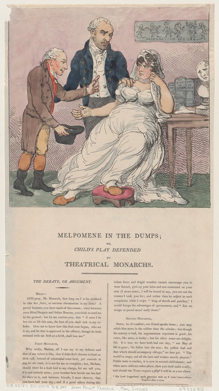 Melpomène dans les dumps, ou le jeu d