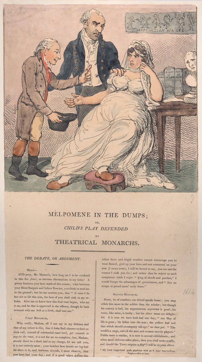 Melpomène dans les Décombres, ou Jeu d