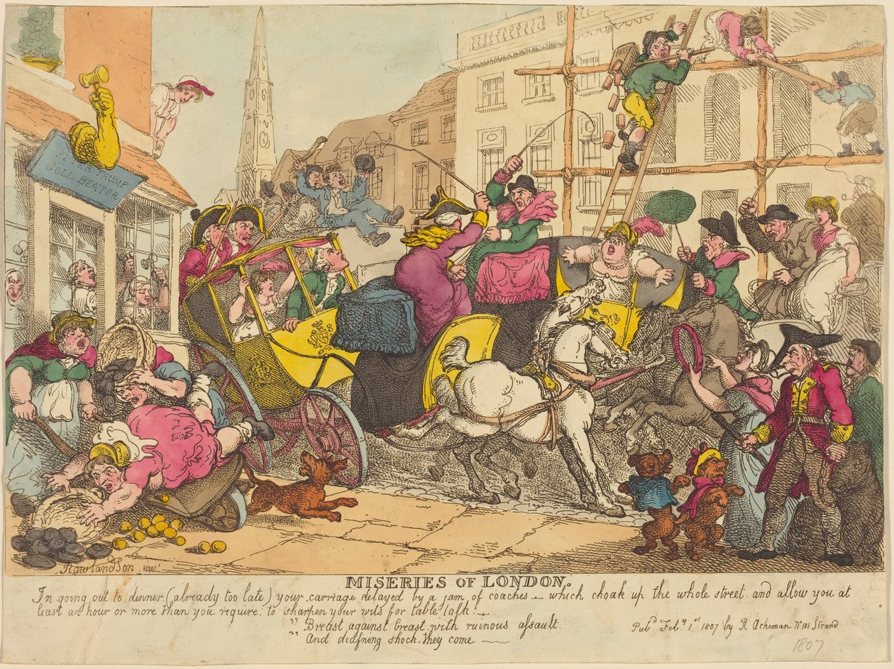 Les misères de Londres - Thomas Rowlandson