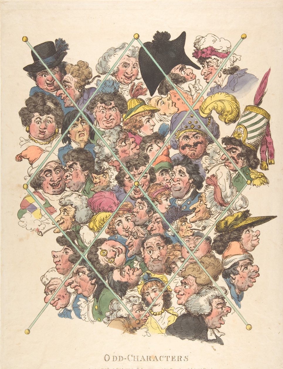 Personnages étranges, 16 février 1801 - Thomas Rowlandson