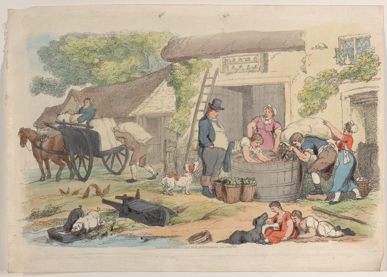 Planche 16, du Monde en miniature - Thomas Rowlandson