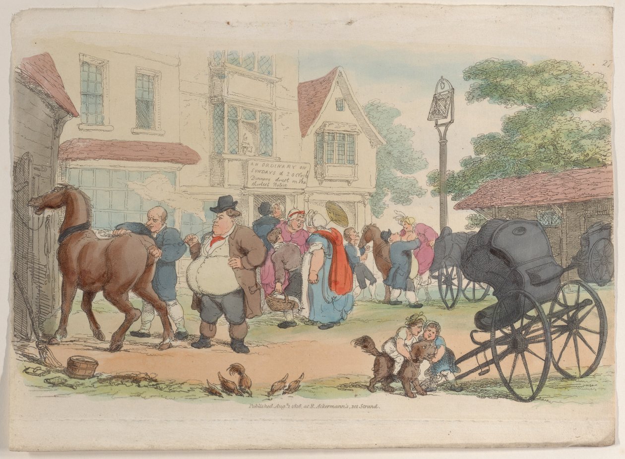 Planche 27, du Monde en miniature - Thomas Rowlandson