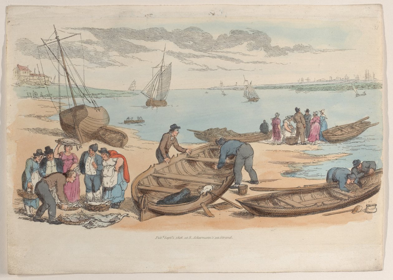 Planche 31, du Monde en miniature - Thomas Rowlandson