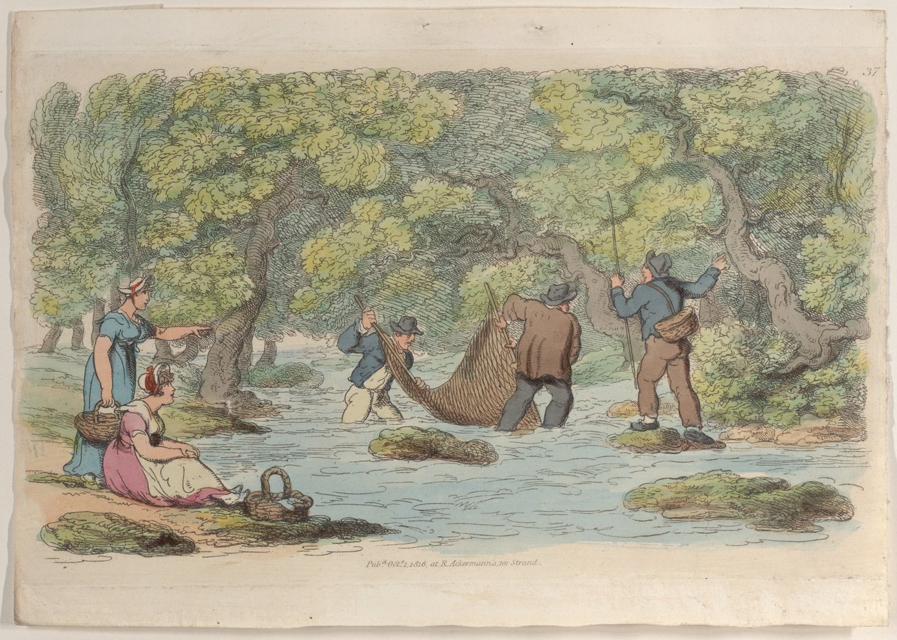 Planche 37, du Monde en miniature, 1816 - Thomas Rowlandson