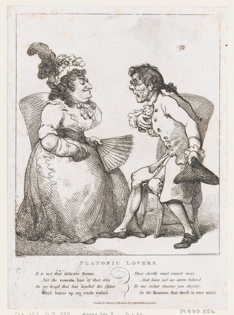 Amants Platoniques, 1er août 1797 - Thomas Rowlandson