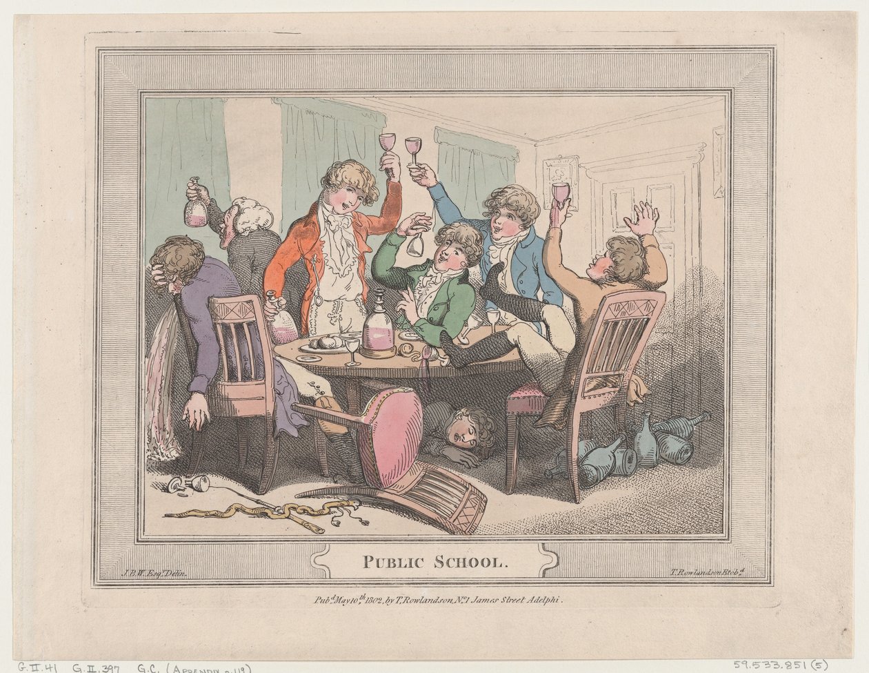 École publique, 10 mai 1802 - Thomas Rowlandson