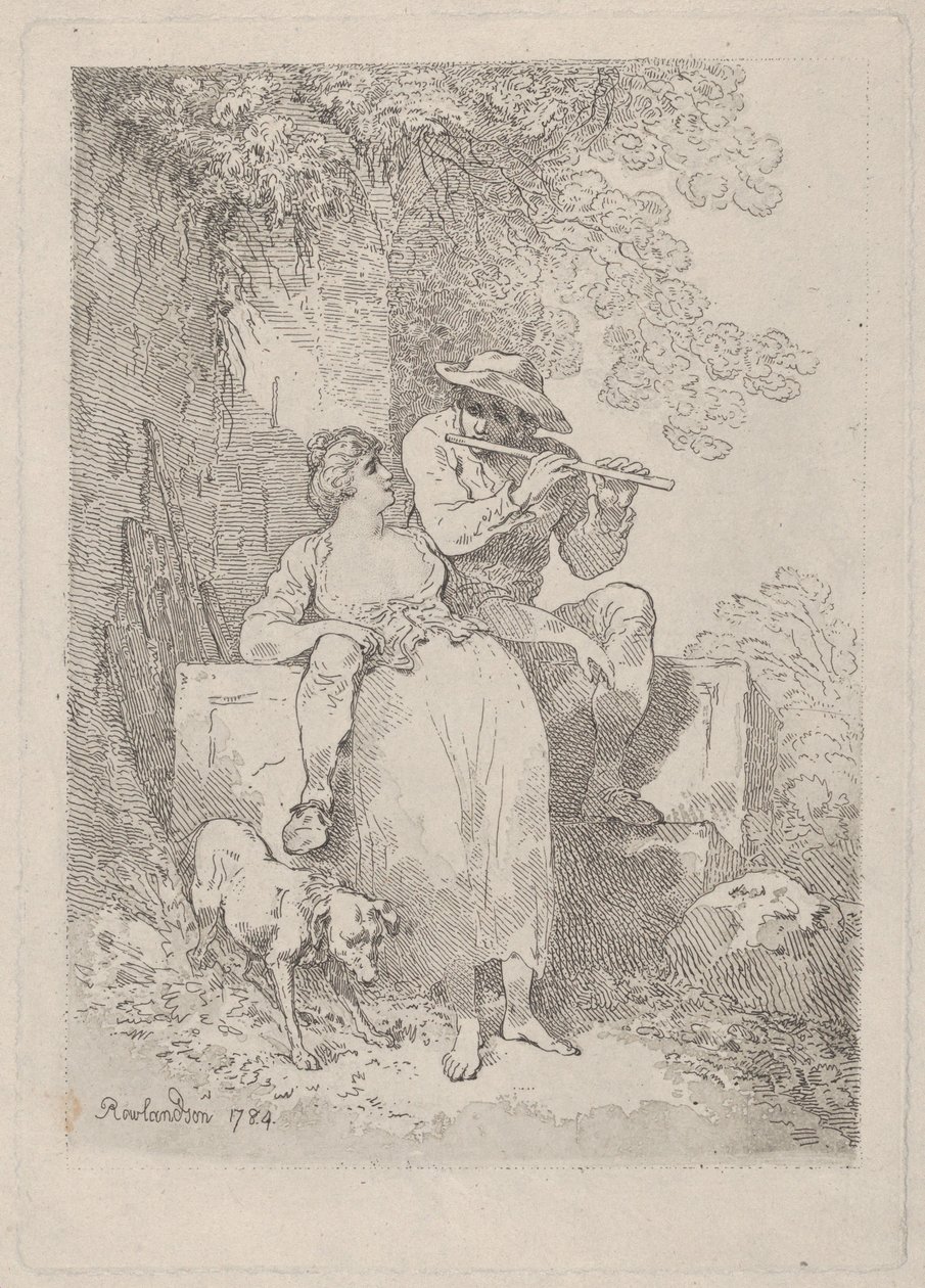 Repos du travail par jours ensoleillés - Thomas Rowlandson