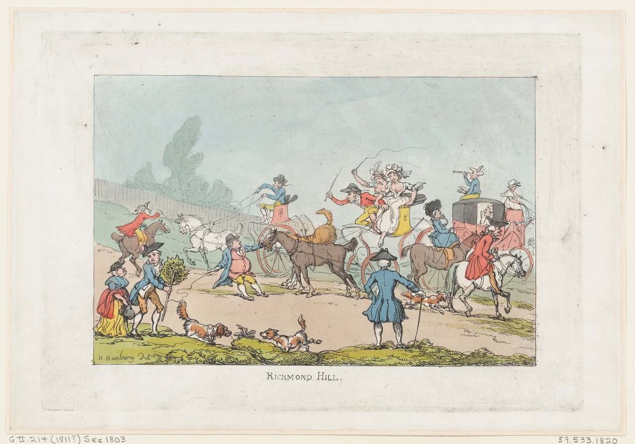 Richmond Hill, 1811 - Thomas Rowlandson