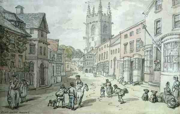 Saint Austle, Cornouailles - Thomas Rowlandson
