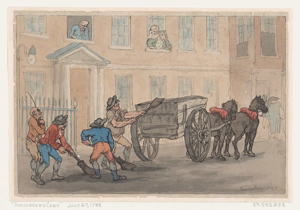 La charrette du chiffonnier - Thomas Rowlandson