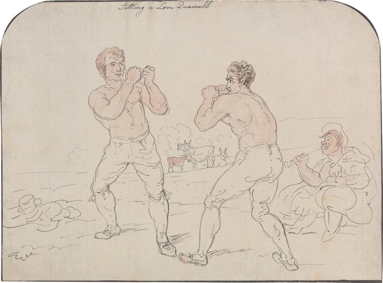 Apaiser une dispute amoureuse - Thomas Rowlandson
