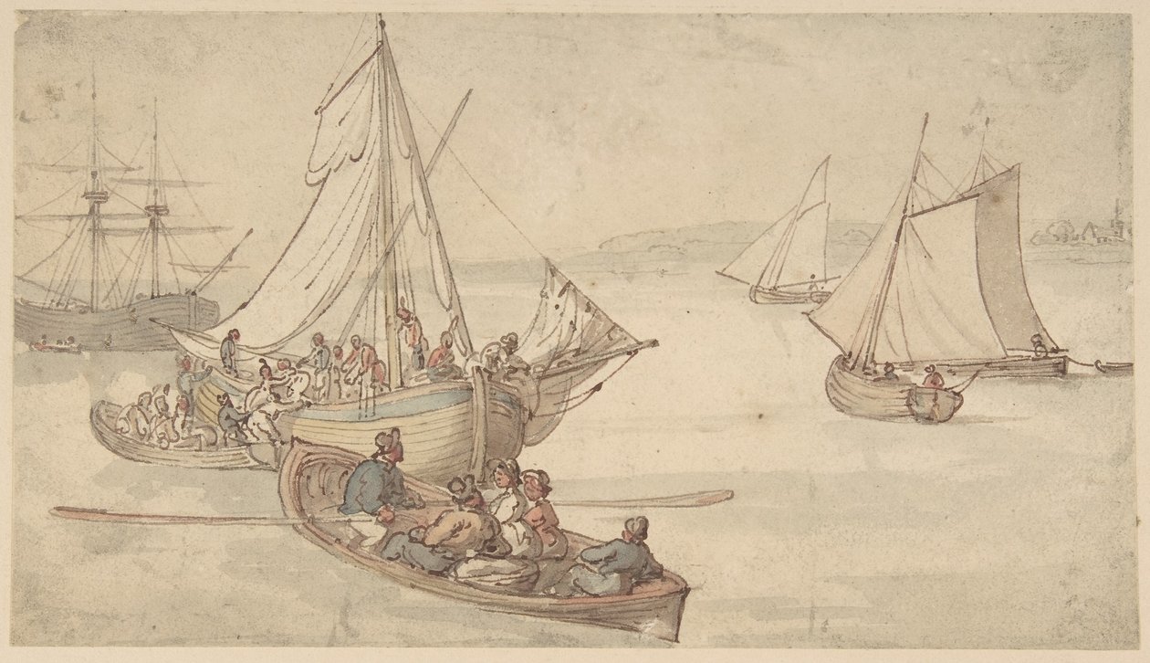 Navires et marins - Thomas Rowlandson