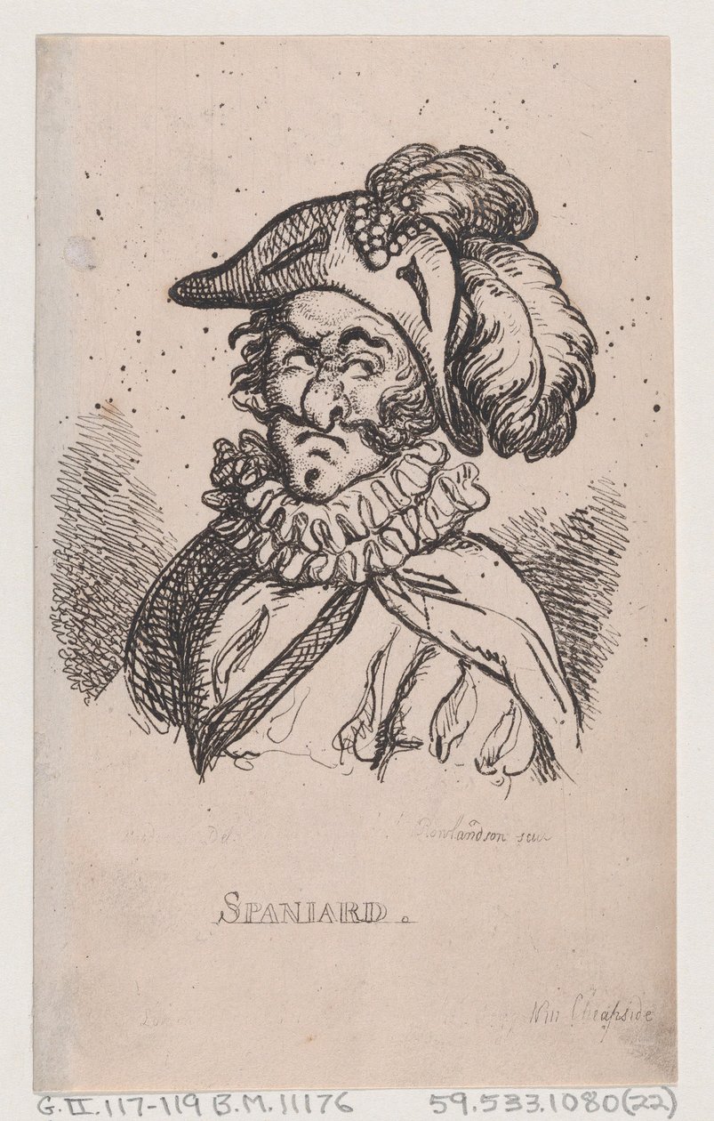 Espagnol, avril 1808 - Thomas Rowlandson
