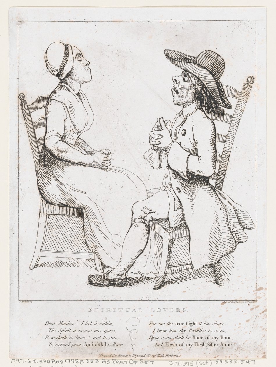 Amants spirituels - Thomas Rowlandson