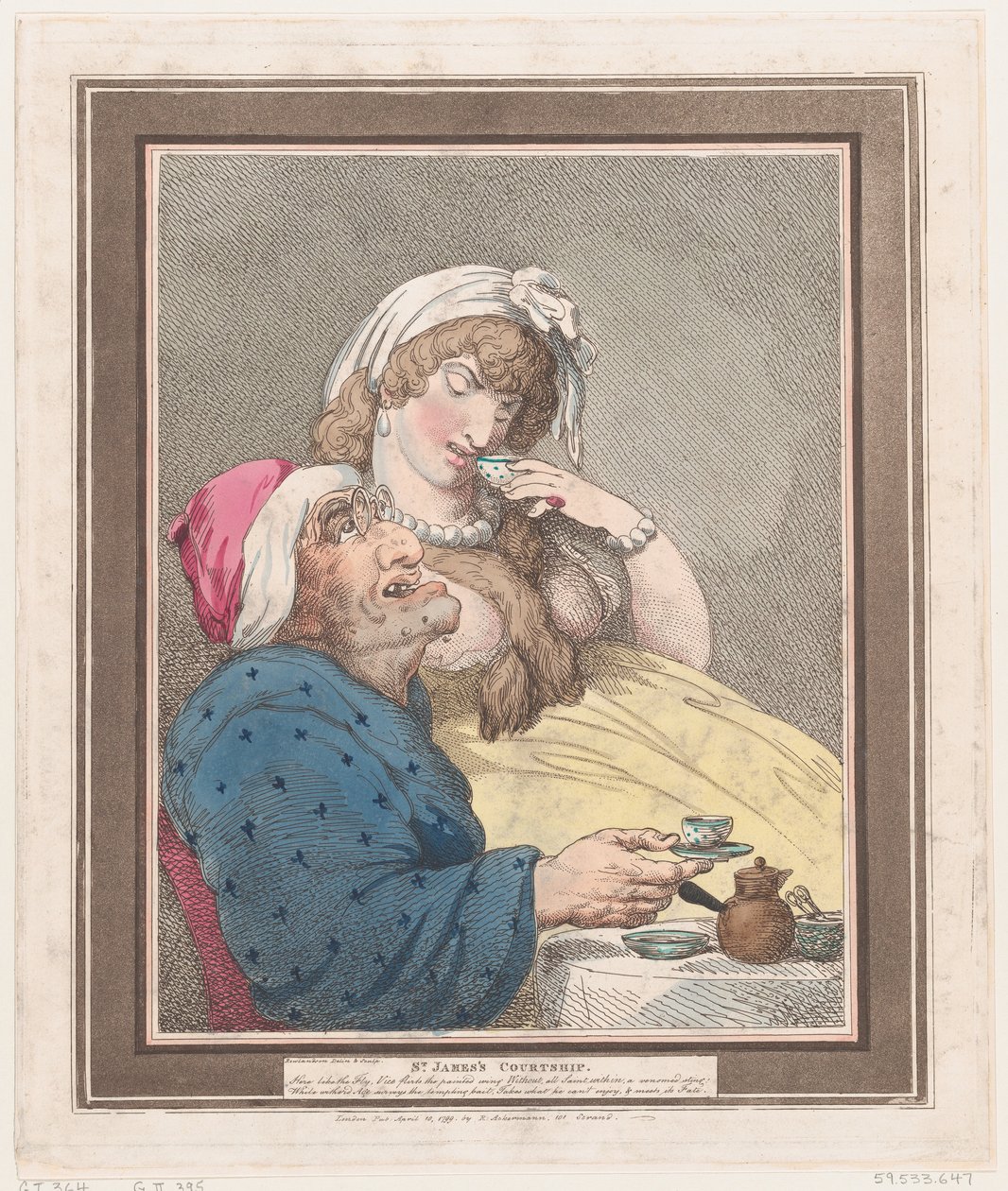 La cour de Saint-James, 10 avril 1799 - Thomas Rowlandson